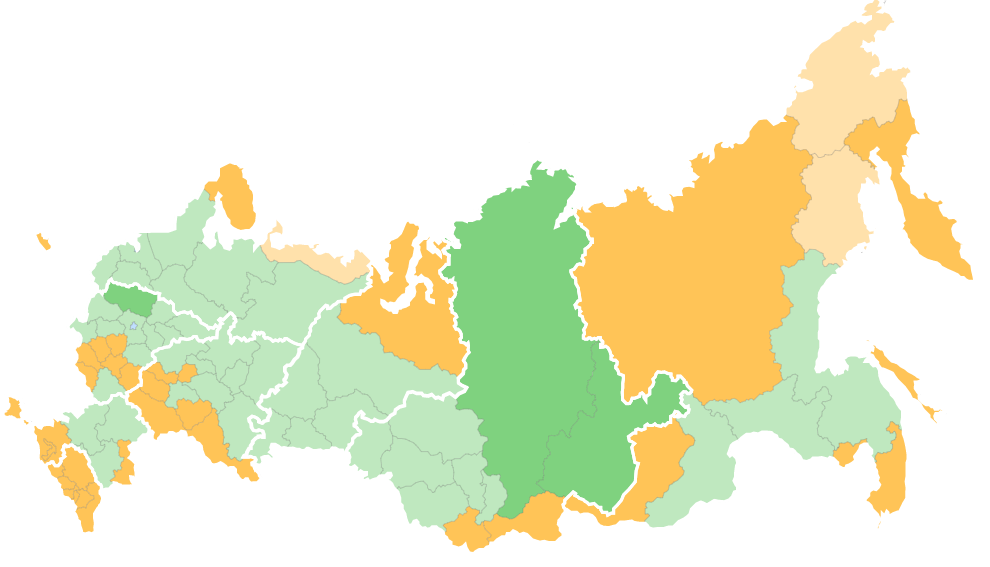 Интерактивная карта посещения лесов